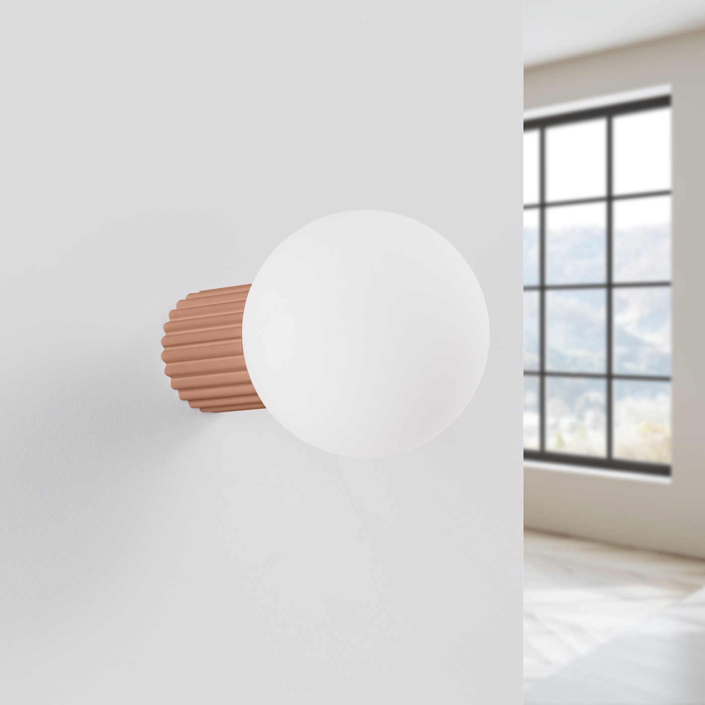 Wall lamp HALO mocha IP44