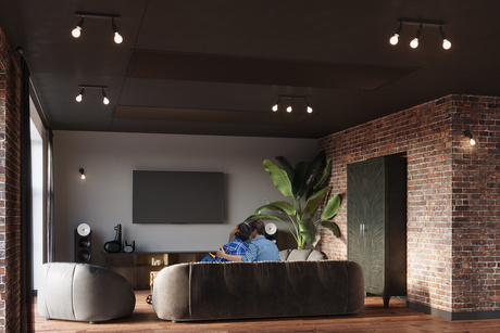 Ceiling lamp FORNES 3 black + 3x LED Light Bulb E27 4000K Cool White 7.5W 690lm