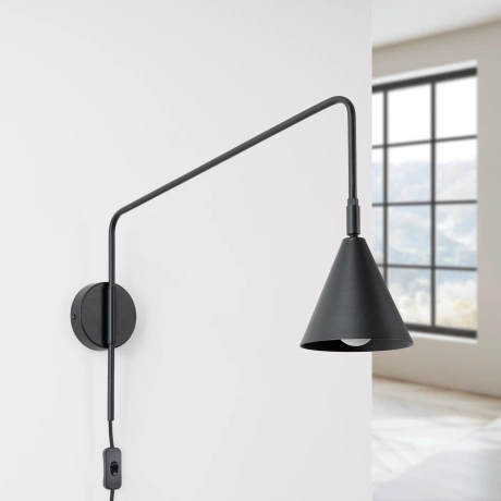 Wall lamp NOX black