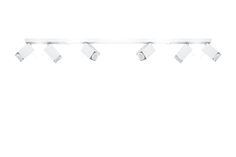 Ceiling lamp MERIDA 6L white + 6x LED GU-10 4000K Cool White 7W 630lm bulbs