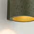 Wall lamp ORBIS concrete olive green
