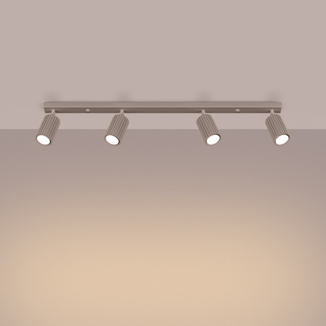 Ceiling lamp KARBON 3P taupe