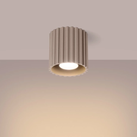 Ceiling lamp AURA 1 taupe GU10