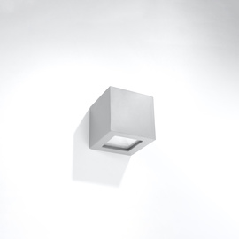 Wall lamp ceramic LEO grey