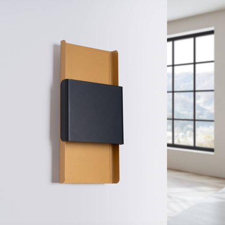 Wall lamp DURLIN gold/black + 2x LED Bulb G9 3000K Warm 4.5W 450lm