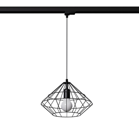 Pendant lamp UMBERTO black E27 3000K 7,5W 620lm