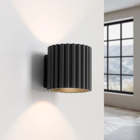 Wall lamp AURA black G9