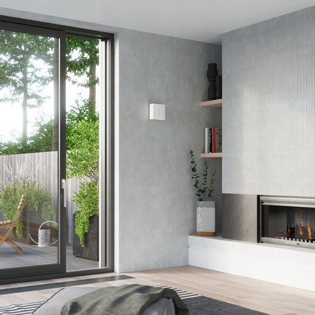 Wall lamp LINEA white + 2x LED Bulb G9 4000K Cool White 4.5W 530lm