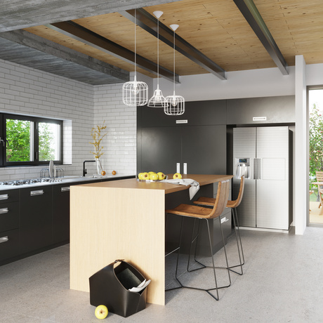 Ceiling pendant CELTA in white + 1x LED Bulb E27 4000K Cool White 7.5W 650lm