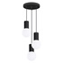 Pendant lamp HALO 3P black