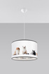 Ceiling lamp CATS 40 + 1x LED Bulb E27 3000K Warm 7.5W 620lm