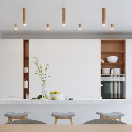 Ceiling lamp ZEKE 4 oak