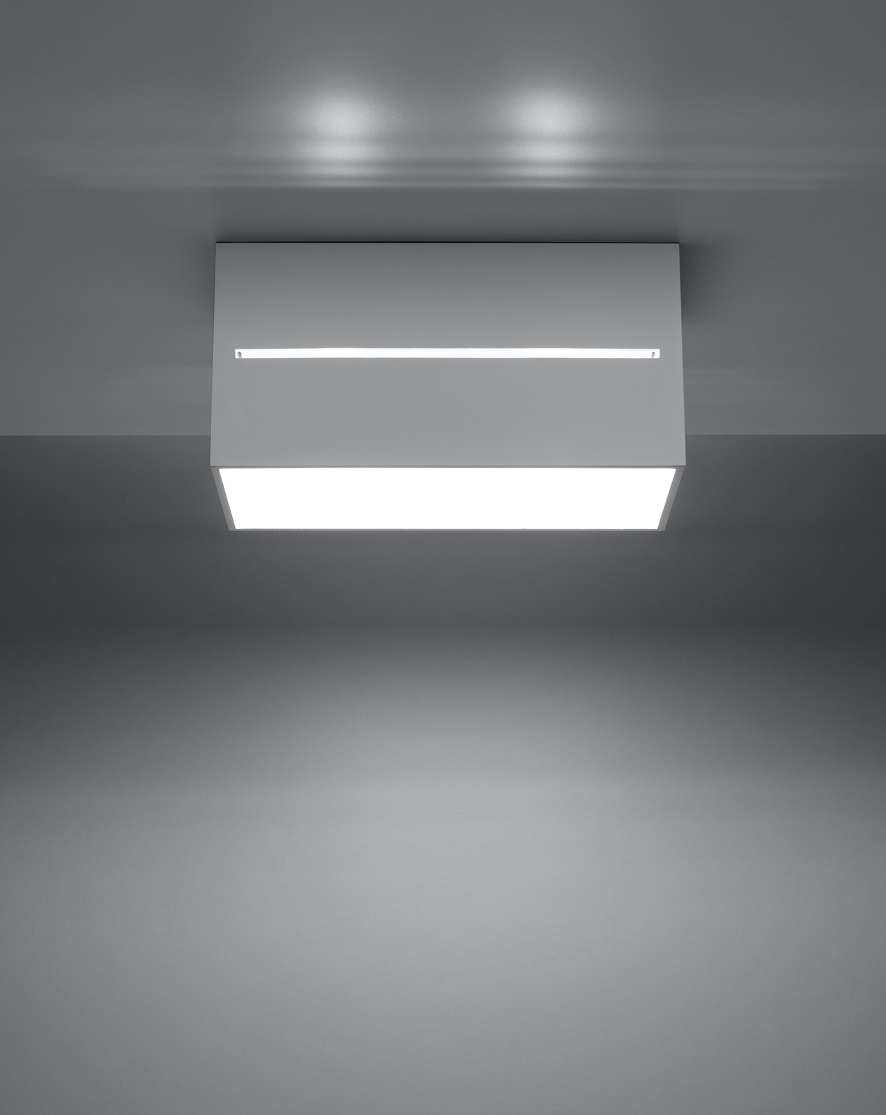 Ceiling lamp LOBO MAXI white + 2x LED Bulb G9 3000K Warm 4.5W 510lm