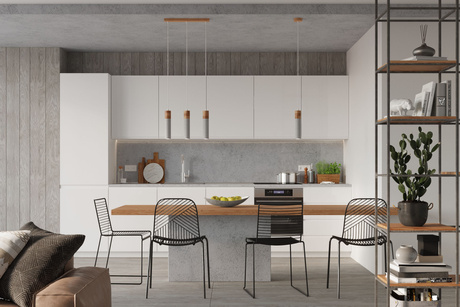 Hanging lamp ZANE 3 gray + 3x LED Bulb GU-10 4000K Cool White 7W 630lm