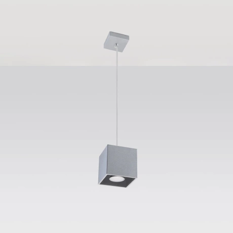 Pendant lamp QUAD 1 grey