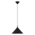 Pendant lamp ZUMA black + 1x LED Bulb E27 3000K Warm 7.5W 620lm