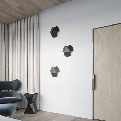 Wall lamp TRE black + 2x LED Bulb G9 3000K Warm 4.5W 510lm