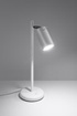 Desk lamp RING white + 1x LED Bulb GU-10 3000K Warm 7W 620lm
