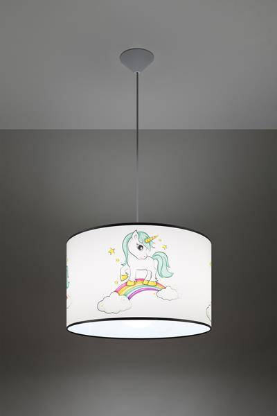 Ceiling lamp UNICORN 40 + 1x LED Bulb E27 4000K Cool White 7.5W 650lm
