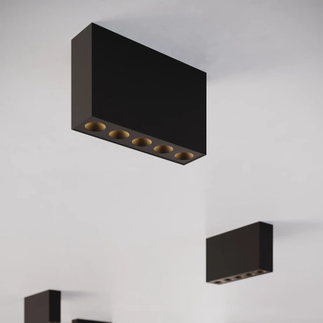 Ceiling lamp SOLE black LED
