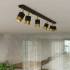 Wall lamp NERO black/golden