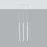 Pendant lamp PASTELO 3 white