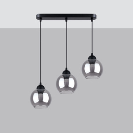 Pendant lamp ALINO 3 black