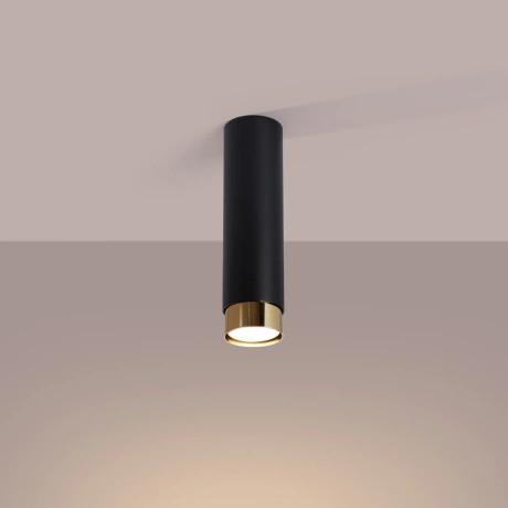 Ceiling lamp NERO 22,5 black/gold