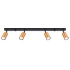 Ceiling lamp WINX 4L black/cooper