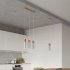 Pendant lamp ZANE 3 grey