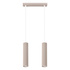 Pendant lamp KARBON 2 taupe