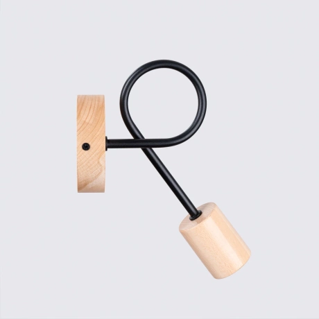 Wall lamp EMBER schwarz