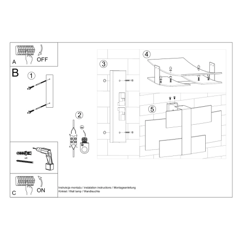 Wall lamp CELIA chrom
