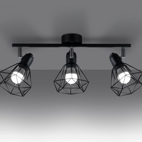 Ceiling lamp ARTEMIS 3 black