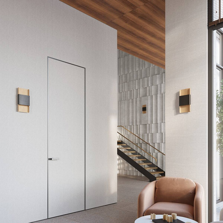 Wall lamp DURLIN gold/black + 2x LED Bulb G9 4000K Cool White 4.5W 460lm