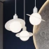 Pendant lamp HYPERION 1 white