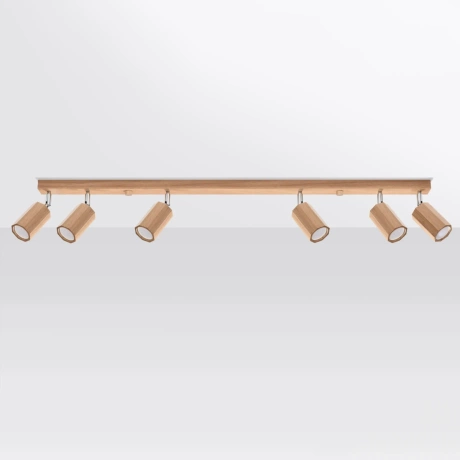 Ceiling lamp ZEKE 6 oak