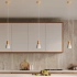 Pendant lamp QUBIC grey