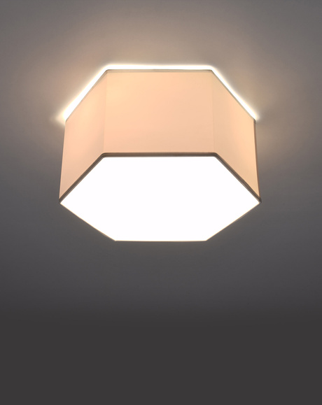 Ceiling lamp SUNDE 15 white + 2x LED bulb E27 4000K Cool White 7.5W 650lm