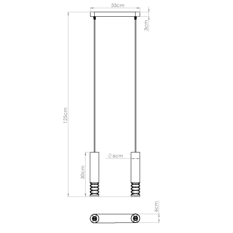 Pendant lamp LAMI 2 white