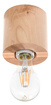Ceiling lamp SALGADO natural wood +1x LED Bulb E27 4000K Cool White 7.5W 650lm