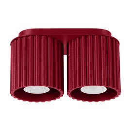 Ceiling lamp AURA 2 burgundy GU10