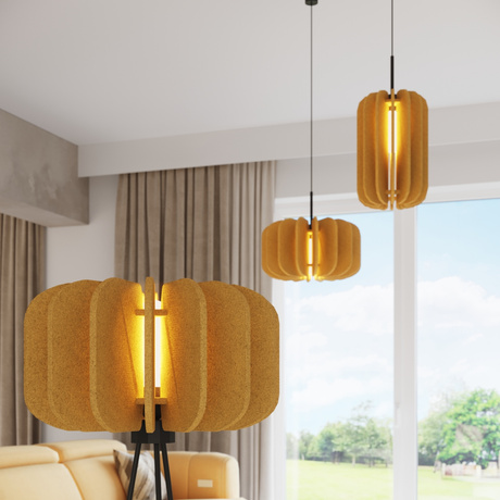 Floor lamp MULA 45 yellow