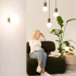 Wall lamp HALO olive green IP44