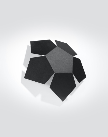 Wall lamp PENTA black + 2x LED Bulb G9 3000K Warm 4.5W 510lm