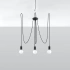 Chandelier EDISON 3 black