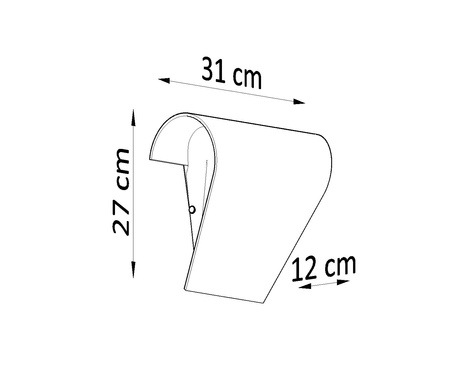 Wall lamp CLINO 2 + 2x LED Bulb E27 3000K Warm 7.5W 620lm