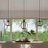 Pendant lamp ARANCIA natural wood