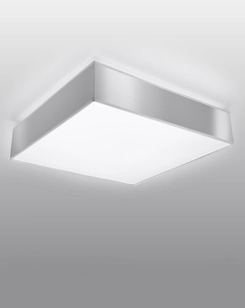 Ceiling lamp HORUS 25 GRAY + 1x LED Bulb E27 4000K Cool White 7.5W 650lm