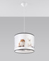 Ceiling lamp CATS 30 + 1x LED Bulb E27 4000K Cool White 7.5W 650lm